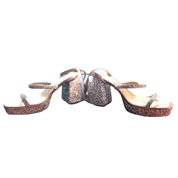 Betsey Johnson Jany rhinestone platform sandals - Picture 3 of 6